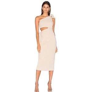 Misha Stefania suede dress